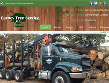 Tablet Screenshot of carneytreeservices.com